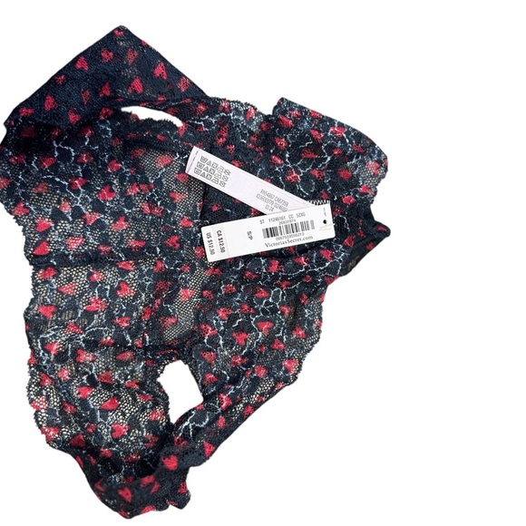 VICTORIA SECRET lace thong panty size s nwt - Picture 5 of 6